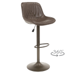 Бар стол Carmen Porus - Кафяв