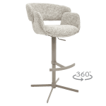 Бар стол Carmen Praide - Бял 29