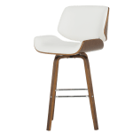 Бар стол Carmen 4027 - Орех/Бял