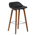 Бар стол Carmen 3088 - Орех/Черен