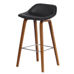 Бар стол Carmen 3088 - Орех/Черен