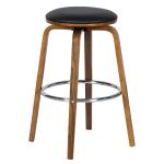 Бар стол Carmen 4030 - Oрех/Черен