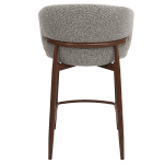 Бар стол Carmen Memo - Черен/Кафяв 170 WAL