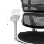 Ергономичен стол ERGOHUMAN ELITE 2 - сива рамка - черен