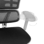 Ергономичен стол ERGOHUMAN ELITE 2 - сива рамка - черен