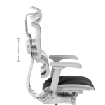 Ергономичен стол ERGOHUMAN ELITE 2 - сива рамка - черен