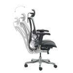 Ергономичен стол ERGOHUMAN IOO ELITE 2 - черна рамка - сив