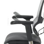 Ергономичен стол ERGOHUMAN IOO ELITE 2 - черна рамка - сив