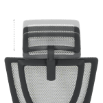 Ергономичен стол ERGOHUMAN IOO ELITE 2 - черна рамка - сив