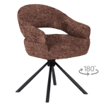 Трапезен стол Carmen Sacaba - Тъмнокафяв