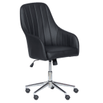 Офис кресло Carmen 2016 - Черен, еко кожа