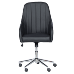 Офис кресло Carmen 2016 - Черен, еко кожа