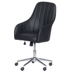 Офис кресло Carmen 2016 - Черен, еко кожа