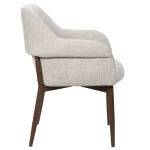 Трапезен стол Carmen Bolo - Бежов 6 WAL