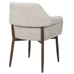 Трапезен стол Carmen Bolo - Бежов 6 WAL