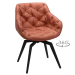 Трапезен стол Carmen Buxton - Праскова DX-555