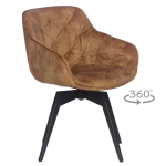 Трапезен стол Carmen Buxton - Оранжев MJ 1