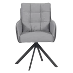 Трапезен стол Carmen Sefton - Сив SM