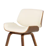 Трапезен стол Carmen 9976 - Орех/Крем