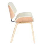 Трапезен стол Carmen 9976 - Бук/Крем