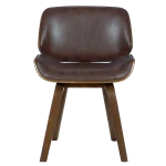 Трапезен стол Carmen 9976 - Орех/Искрящо кафяв