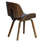 Трапезен стол Carmen 9976 - Орех/Искрящо кафяв