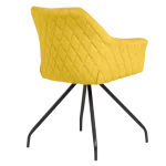 Трапезен стол Carmen Kendal - Жълт BF 2