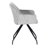 Трапезен стол Carmen Kendal - Светлосив BF 2