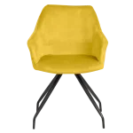 Трапезен стол Carmen Kendal - Жълт BF 2