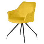 Трапезен стол Carmen Kendal - Жълт BF 2