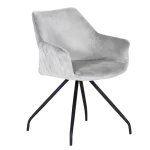 Трапезен стол Carmen Kendal - Светлосив BF 2