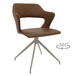 Трапезен стол Carmen Rapla 1 - Кафяв 16