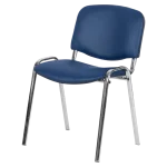 Посетителски стол Carmen 1135-1 LUX - Tъмносин N