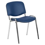 Посетителски стол Carmen 1135-1 LUX - Tъмносин N