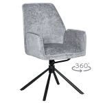 Трапезен стол Carmen Prato - Сив