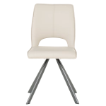 Трапезен стол Carmen Craven 2 силиконова кожа - Капучино 04