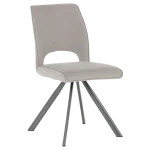 Трапезен стол Carmen Craven 2  - Светлосив MJ 3