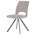 Трапезен стол Carmen Craven 2  - Светлосив MJ 3