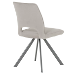 Трапезен стол Carmen Craven 2  - Светлосив MJ 3