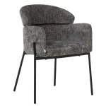 Трапезен стол Carmen Crotone - Графит