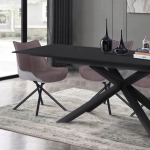 Трапезен стол Carmen Halton - Kафяв DX-035