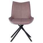 Трапезен стол Carmen Halton - Kафяв DX-035