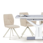 Трапезен стол Carmen Maldon 1 - Крем R 28