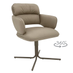 Трапезен стол Carmen Rakvere - 5 - Бежов 05