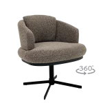 Трапезен стол Carmen Rapina - Кафяв 400