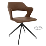 Трапезен стол Carmen Rapla - Кафяв 16