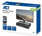 Стойка за монитор за бюро, с чекмедже ACT AC8210, до 32",10 кг, Черна