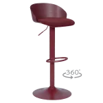 Бар стол Carmen Arelate - Червен