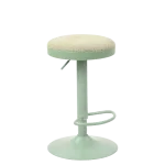 Бар стол Carmen Baroco - Светлозелен