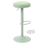 Бар стол Carmen Baroco - Светлозелен